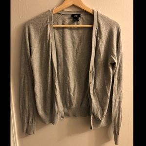 Grey cardigan